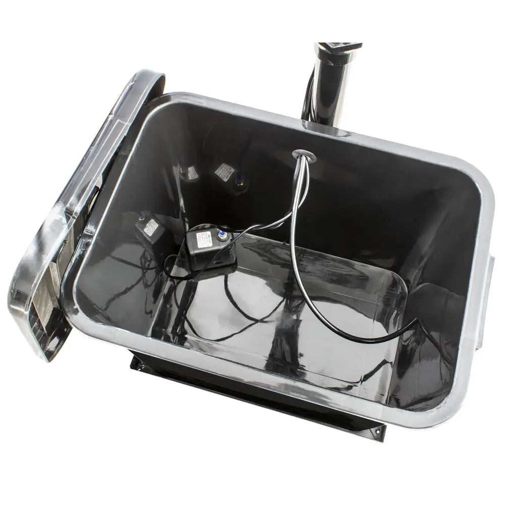 reservoir et pompe ventilateur brumisateur.