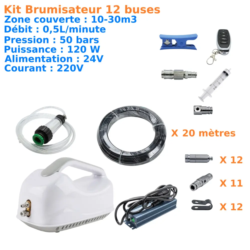 kit brumisateur particulier terrasse 1 12 buses